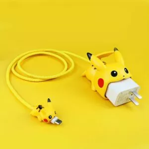 14 estilos dos desenhos animados pokemon usb caso protetor cabo mordida adaptador de Capinha capa case telefone Para xiaomi mi 9t caso capa de pano tecido mofi original mi9t pro capa dura protetora silicone à prova de choque volta caso