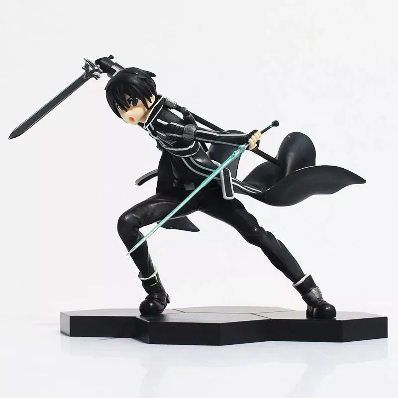 15_cm_Anime_Espada_de_Arte_Em_Linha_Kirito_Kazuto_Luta_Cl_max_PVC_Action_Figure