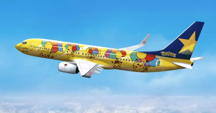 16243192321487262515476141971831 Companhia aérea revela avião com tema do #PIKACHU.