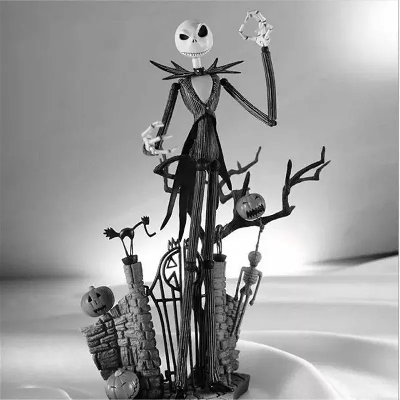 18 5cm PVC The Nightmare Before Christmas Anime Jack Skellington Action Figure Toy Collectible Gifts Kids 1 lazied populares desktop2