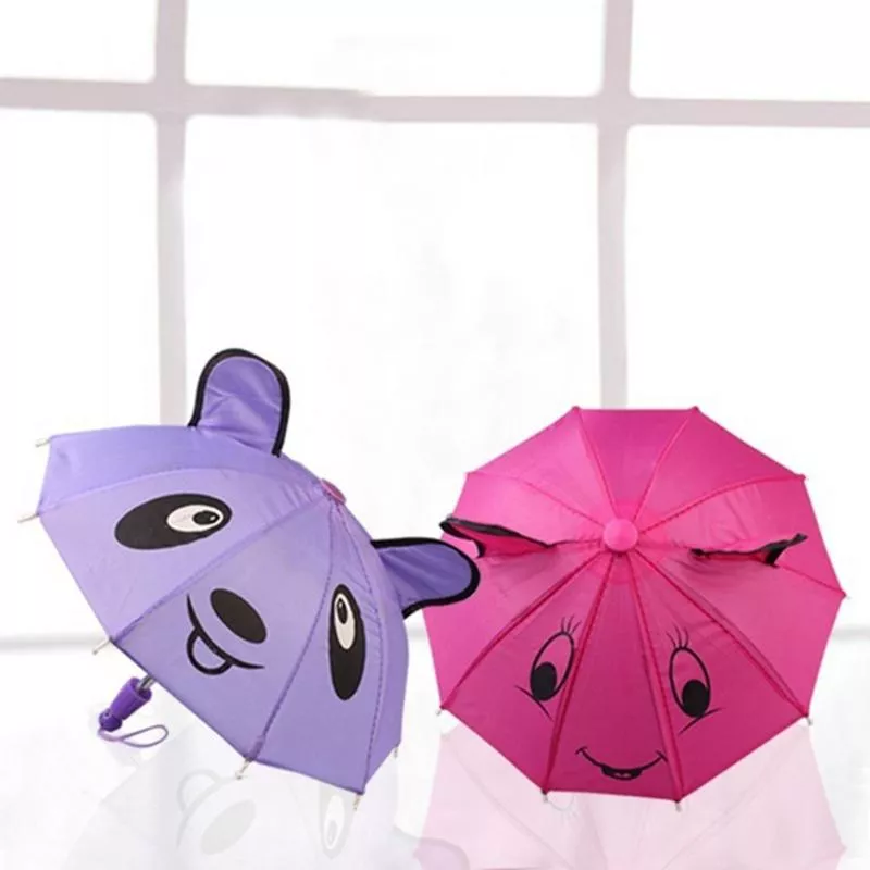 18 polegada guarda chuva para menina americana boneca brinquedo acessorio 18 Polegada guarda-chuva para menina americana boneca brinquedo acessório mini guarda-chuva bonito sorriso padrão guarda-chuva multi-cor boneca guarda-chuva