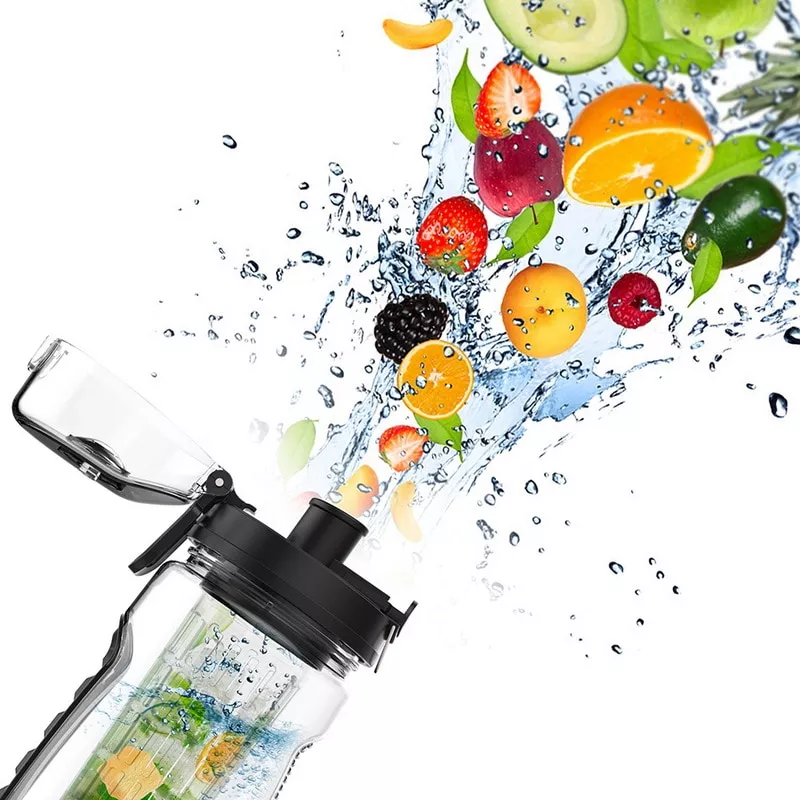 🔥 1l Garrafa De água Portátil Tritan Drinkware Garrafa De Frutas Infusor  Garrafa De Suco Shaker Viagens Esporte Garrafa De água Garrafa De  Desintoxicação - Geek Magazine.com.br