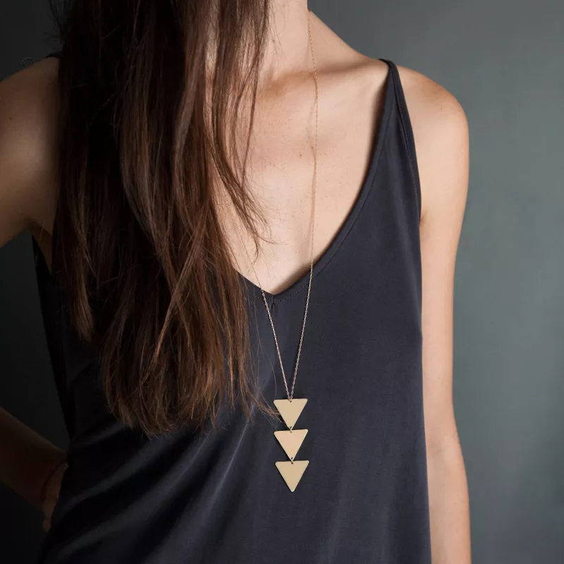2019 novo pingente colar geométrico longo corrente gargantilha feminino colar chocker collana bijoux collier femme joyas mujer ras du cou