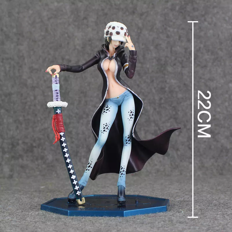 22cm-One-Piece-Action-Figure-Trafalgar-Law-Girl-Ver-PVC-Figure-POP-One-Piece-Lady-Law-1