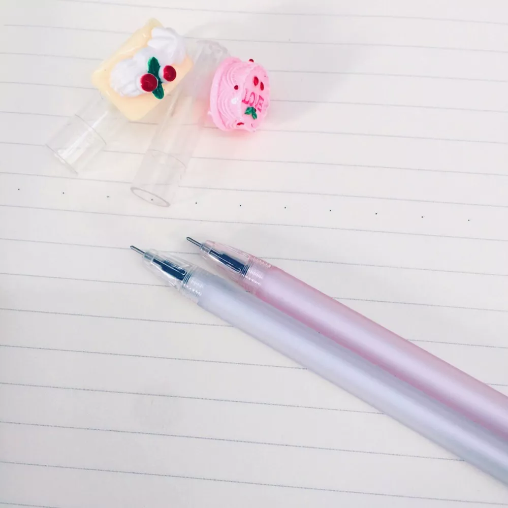 2x-doce-bolo-donut-gel-caneta-rollerball-escola-material-de-escritorio