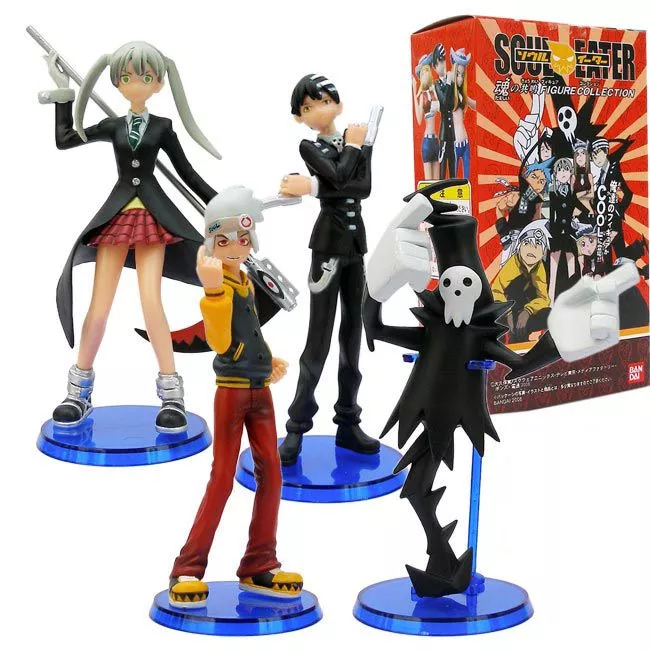 4 pecas action figure anime soul eater Action Figure Anime Soul Silver Gintama Sougo Okita 28cm