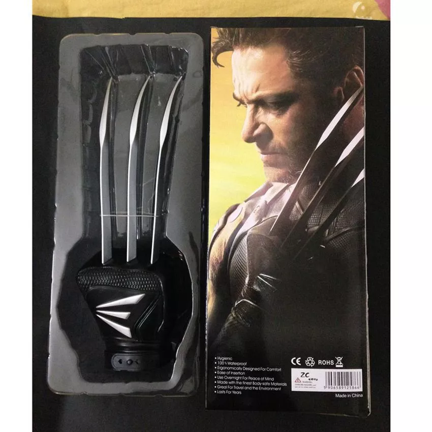 40cm 1PCS X Man Wolverine Claws Glove Cosplay Anime X man Action Figure Marvel Movie Character 1 Pelúcia Re Zero Life in Another World Emilia Anime 42cm