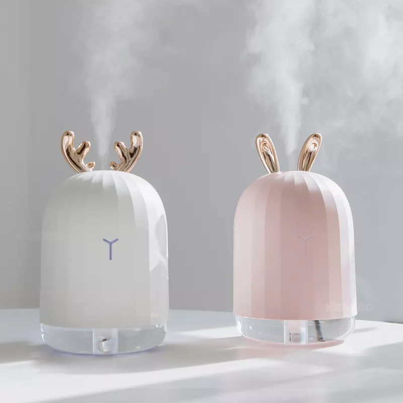 7 mudança de cor conduziu a luz da lâmpada da noite com 220ml usb aroma difusor do óleo essencial umidificador ultra-sônico névoa fria para casa
