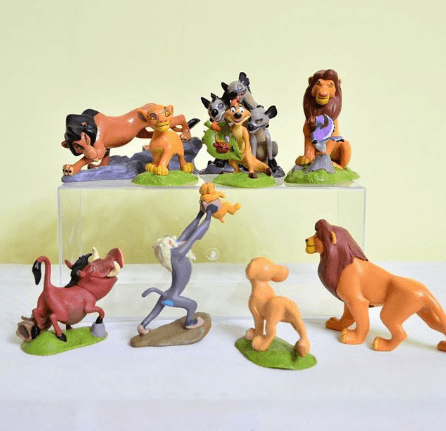 9 Peças/set Action Figure O Rei Leão