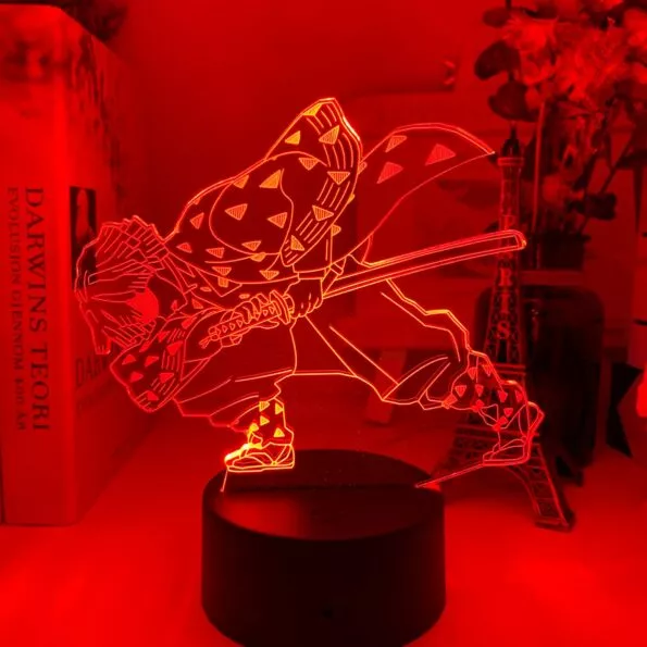 Anime 3d Lâmpada Demoníaca Caçadora De Demônios Luz Nocturna Manga Gadget  Acrílica kimetsu no yaiba Para Crianças Decoração De Quarto De Criança