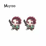 brinco-anime-demon-slayer-kimetsu-no-yaiba-kamado-tanjirou-kawai-acrilico-resina