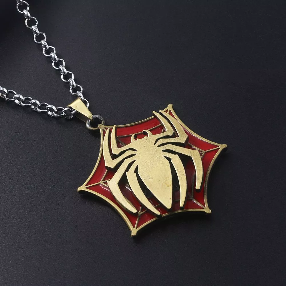 Avengers-Super-Hero-Spiderman-Rotatable-Long-Necklace-Spider-Red-Web-Necklaces-Pendants-for-Men-Chok-32979877495-2