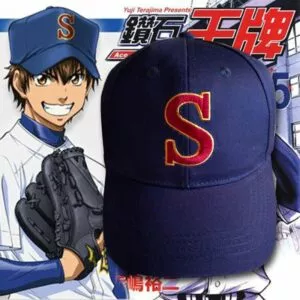 Bon de chapu de beisebol de miyuki cosplay ace of diamond sawamura s eijun satoru furuya 32874960501 7049 Colar Como Treinar Seu Dragão gargantilha como treinar seu dragão esmalte pingente preto arma corrente punk jóias comic crianças ketting colar feminino