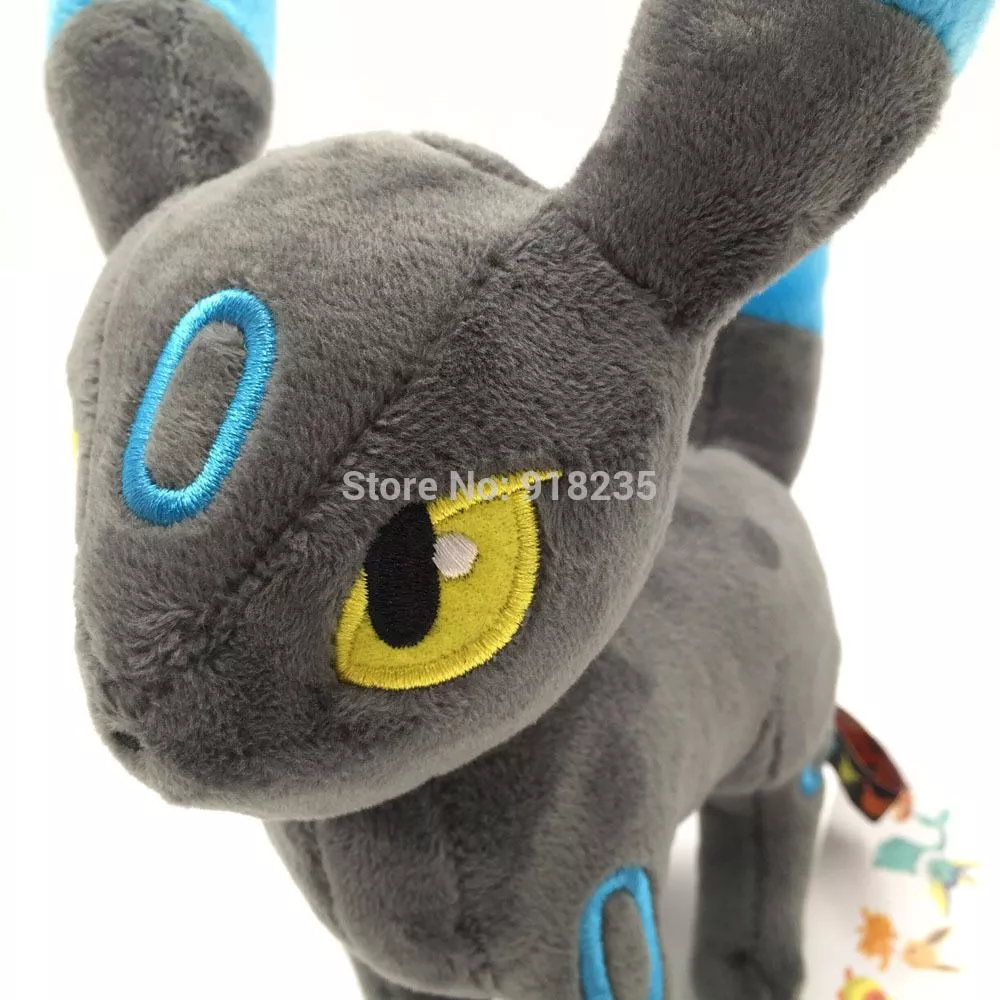 Pelúcia Pokémon Evolução Eevee Umbreon Sombrio Preto Dark Infantil Coleção  Decoração Gato Gatinho, Pelúcia Usado 85063693