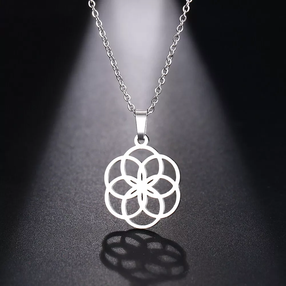 DOTIFI-Stainless-Steel-Necklace-For-Women-Man-Round-Circle-Designed-Geometric-Pendant-Necklace-Enga-4000085754537-2