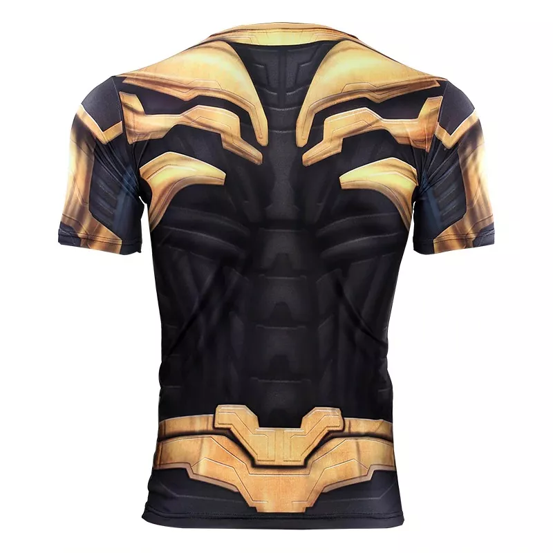 Endgame-4-Vingadores-Thanos-3D-Impresso-camisetas-Homens-Camisa-De-Compressao-2019-Verao-Ferro-Traje