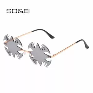 Ento ei moda nica sem aro culos de sol feminino vintage claro oceano lente eyewear masculino rosa a 1005001566067098 2862 Óculos Anime toilet-bound hanako kun tsuchigomori cosplay óculos de meia armação óculos de metal não-lente molduras