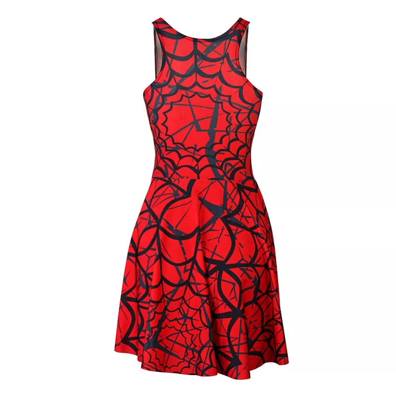 Estilo-de-vero-vestido-feminino-impresso-digital-vermelho-spider-man-vestidos-sem-mangas-praia-vesti-32587504595-2