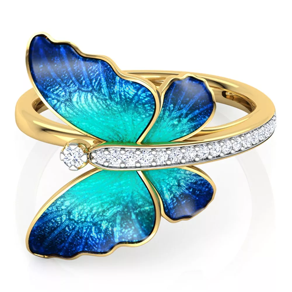 anel-borboleta-design-anel-de-cristal-esmalte-anel-de-noivado-aneis-de