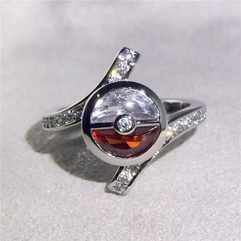 anel-pokemon-pokebola-strass-pikachu-pokeball-bling-zircon-pedra-bonito