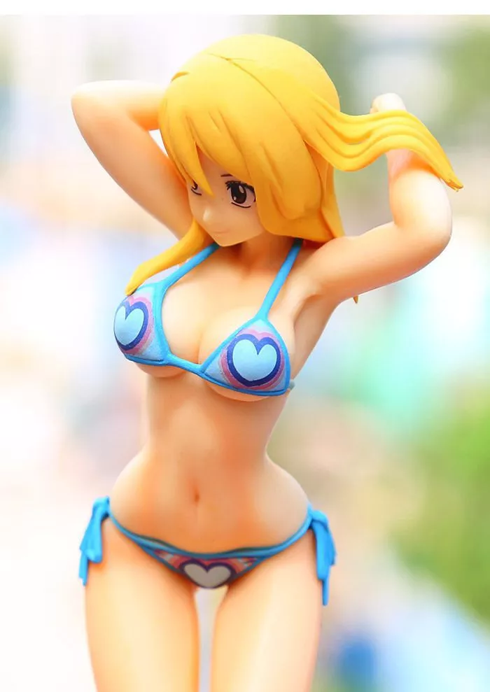 Free-Shipping-Fairy-Tail-Lucy-Heartfilia-Swimsuit-Action-Figure-Collection-Model-Anime-Cartoon-Sexy-Toy-18CM-2