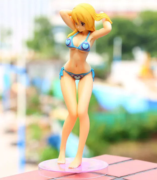 Free-Shipping-Fairy-Tail-Lucy-Heartfilia-Swimsuit-Action-Figure-Collection-Model-Anime-Cartoon-Sexy-Toy-18CM-5