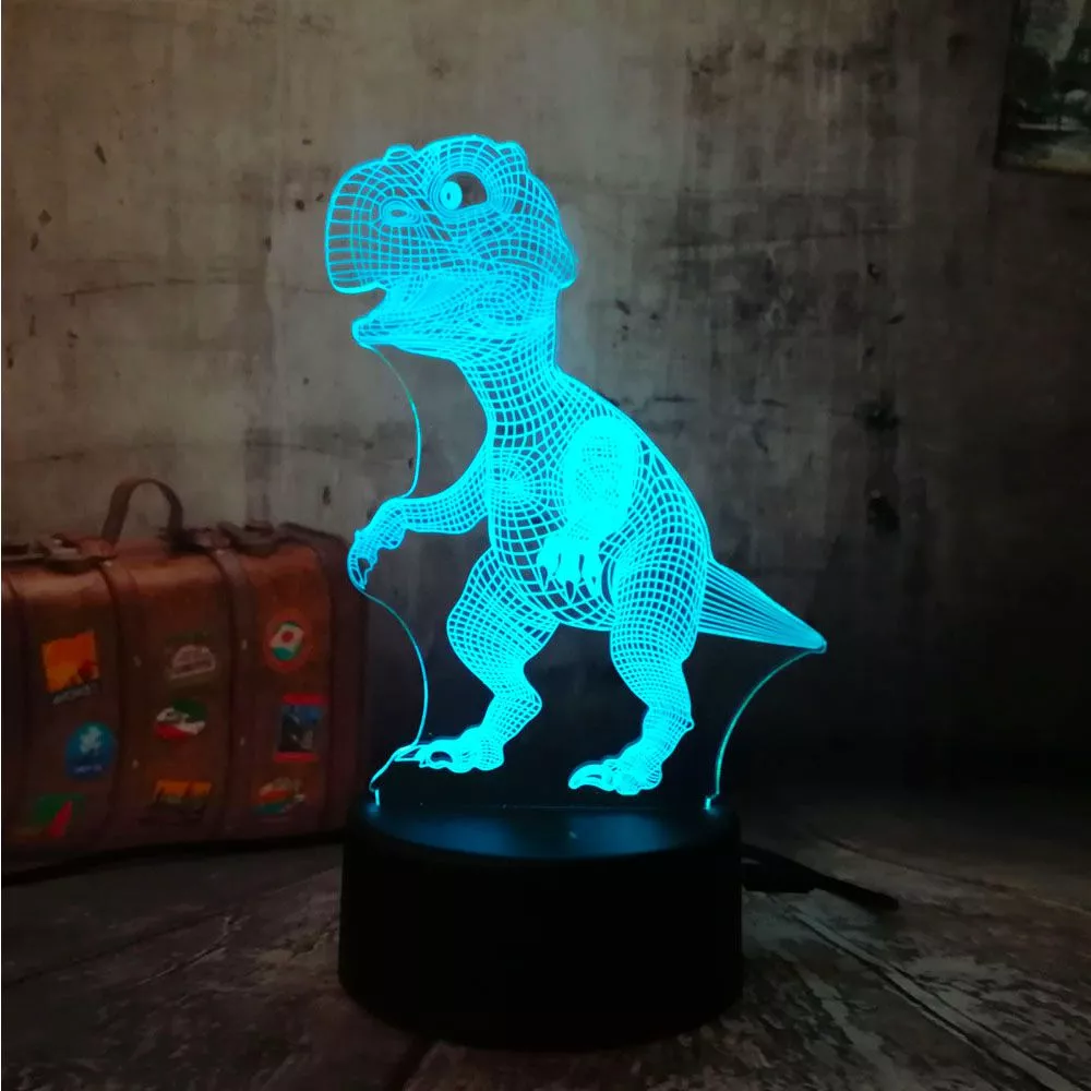 Luminária Dino T-Rex Dinossauro  26cm