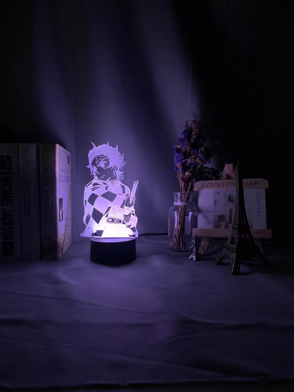 Anime 3d Lâmpada Demoníaca Caçadora De Demônios Luz Nocturna Manga Gadget  Acrílica kimetsu no yaiba Para Crianças Decoração De Quarto De Criança