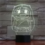 luminaria-anime-himouto-umaru-chan-3d-luz-da-noite-diy-led-cor-mudando-iluminacao