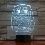 luminaria-anime-himouto-umaru-chan-3d-luz-da-noite-diy-led-cor-mudando-iluminacao