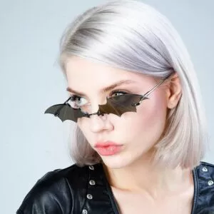 Moda sem aro homem culos de sol mulher na moda em forma de morcego culos de sol feminino masculino v 1005001628390018 2146 Óculos 1 pçs vintage steampunk triângulo óculos de sol feminino eyewear metal retro tons óculos de sol vintage doces cor óculos de sol