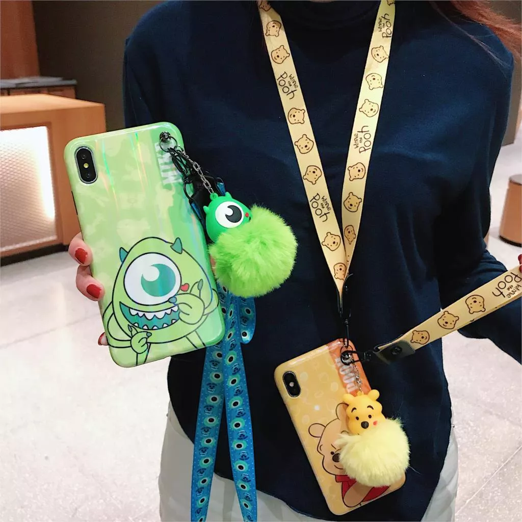 Monstros_Universidade_bonito_Caso_Casal_Para_iPhone_8_7_Disneys_Winnie_the_Poohs_6_6_s-2