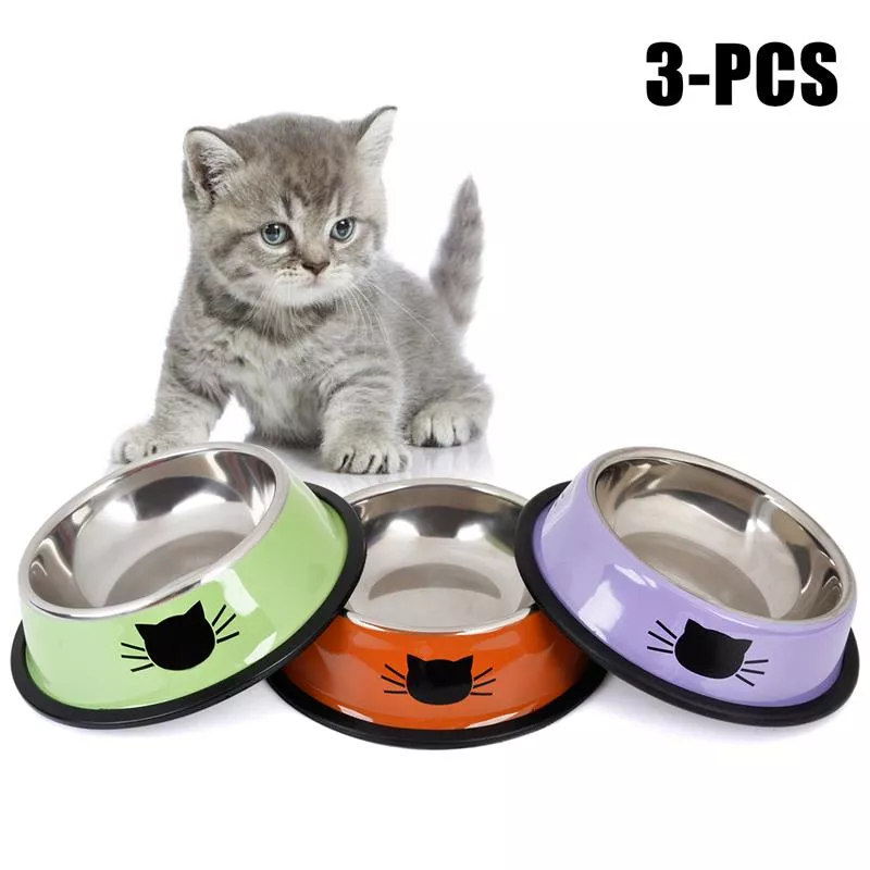 new-pet-product-dog-cat-food-bowls-stainless-steel-anti-skid-dogs-cats-water-bowl-pets