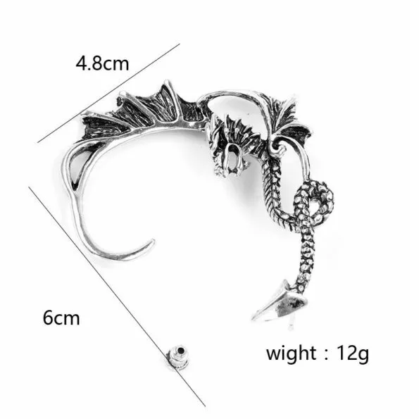 O-Drago-Ear-Cuff-Brincos-Da-Orelha-clipe-de-Manguito-Ouvido-Drago-Antigo-Stud-Earrings-MULHERES-Meni-32889946316-2