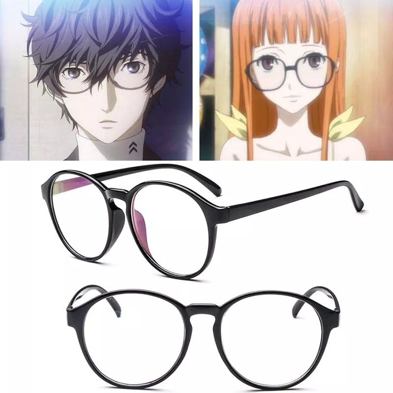 Oculos anime persona 5 ren amamiya futaba sakura heroi kurusu Oculos Óculos 1 pçs vintage steampunk triângulo óculos de sol feminino eyewear metal retro tons óculos de sol vintage doces cor óculos de sol