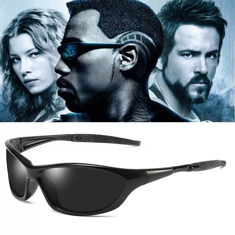 Oculos blade marvel lamina daywalker oculos de sol eric brooks cosplay Óculos nova moda ciclismo borboleta óculos de sol para mulher proteção uv do carro do vintage metal sem aro óculos de sol decorações