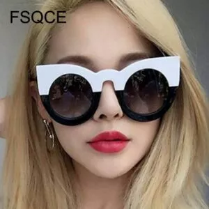 Oculos de sol feminino tipo olho de gato oculos de sol para mulheres de tamanho Brinco K-Pop masculinos, brincos da coréia para meninos e meninas, pingente cruzado, brinco de estilo rock, hip hop presilha de presente