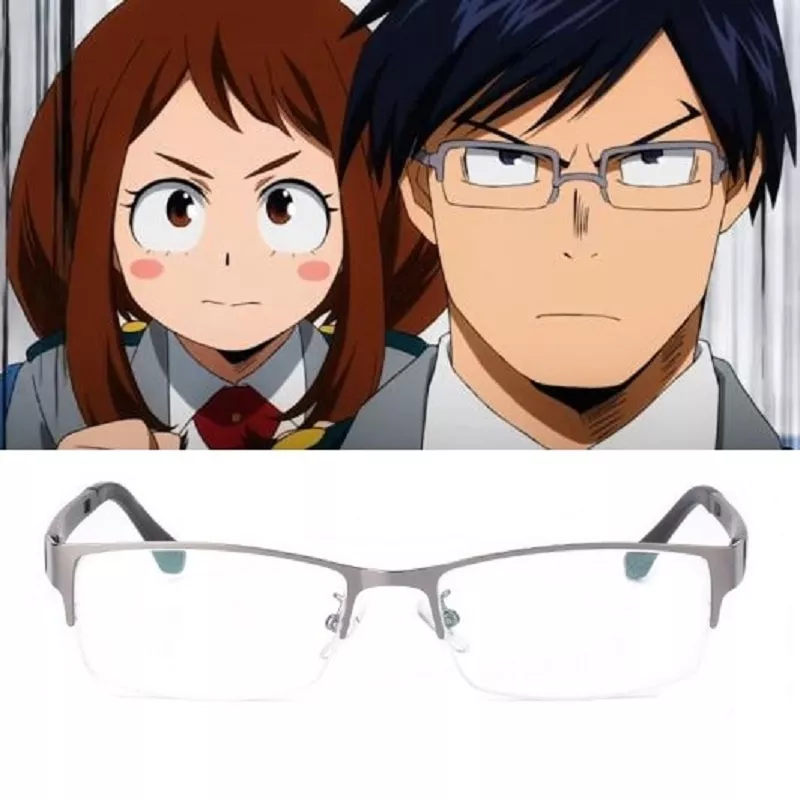 Oculos my hero academia cosplay anime boku nenhum heroi academia iida Mulheres Homens óculos de Sol Da Moda Rebite Steampunk Óculos Óculos de Proteção Óculos de Espelho À Prova de Vento Lentes Góticas Do Vintage Cosplay EDM