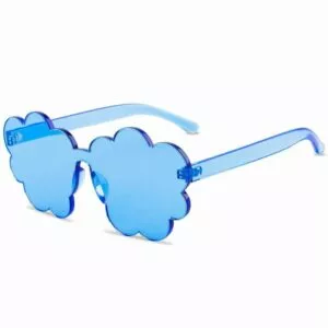 Oculos nuvem coracao forma oculos de sol feminino sem aro quadro matiz lente clara 1 Óculos Anime toilet-bound hanako kun tsuchigomori cosplay óculos de meia armação óculos de metal não-lente molduras