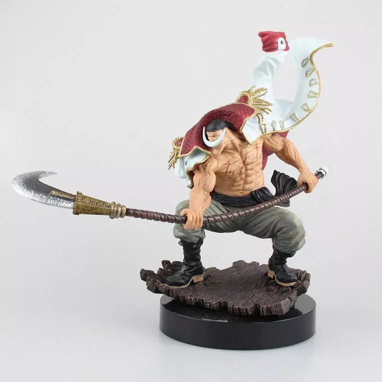 One Piece Anime Jogo Periférico Armas 27CM Edward Newgate Quatro  Imperadores White Beard Clump Cloud Cut Alloy Arma Modelo Brinquedos