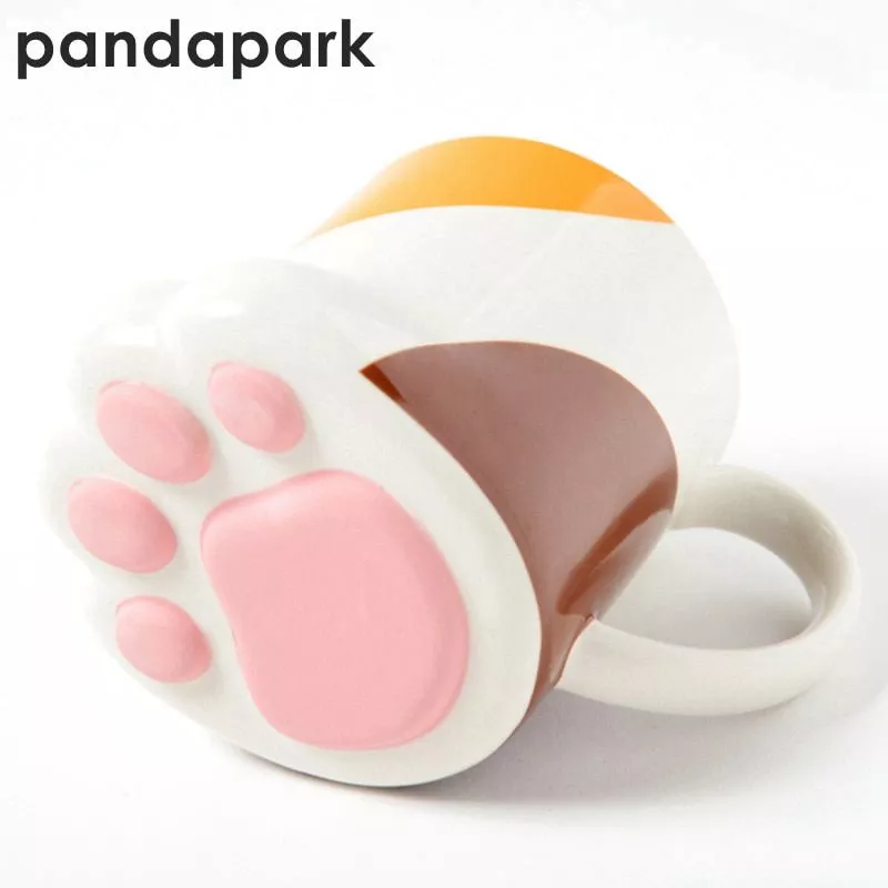 caneca-pata-de-gato-pandapark-bonito-criativo-gato-patas-ceramica-personalidade