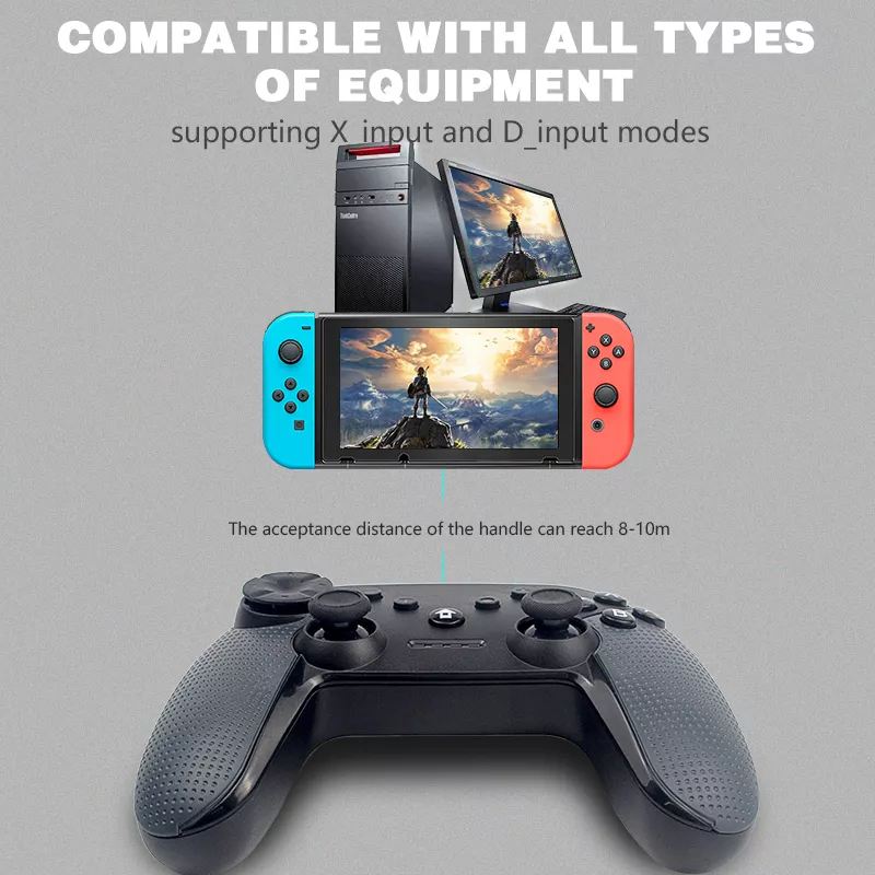 Compatível com Bluetooth 5.0 Controlador De Jogos, Motor De Vibração Dupla,  Gamepad Celular, Botão De Programação, PUBG Mobile, PS3, PS4 - AliExpress