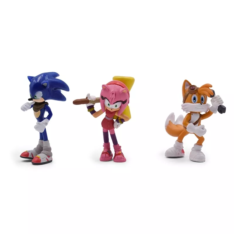 Super Sound Sonic Movie Game Bonecas para Crianças, PVC Figura Modelo Toy,  Shadow Hedgehog, Presente de