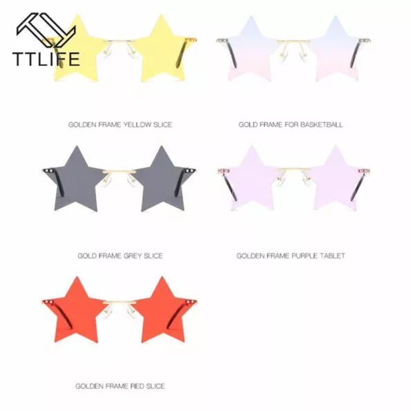 TTLIFE-Mode-Sternfrmige-Sonnenbrille-Frauen-Persnlichkeit-Randlose-Sonnenbrille-Legierung-Rahmen-Bri-4000624480658-3