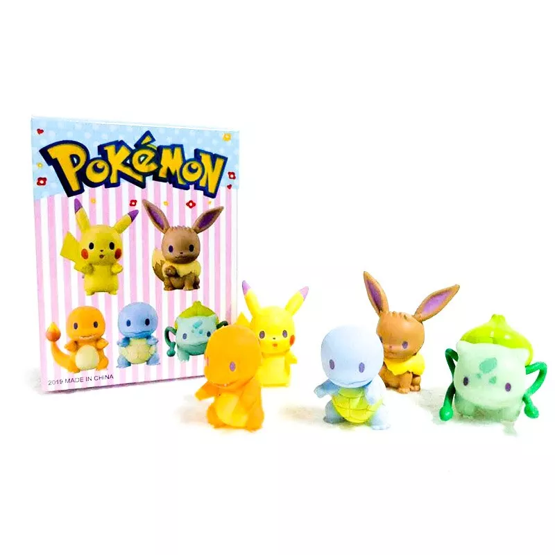 Kit Pokémon 6 Personagens de Vinil: Pikachu, Snorlax, Charmander, Squirtle,  Eevee e Bulbasaur - Brinquedo Colecionável Anime Mangá - Toyshow Tudo de  Marvel DC Netflix Geek Funko Pop Colecionáveis