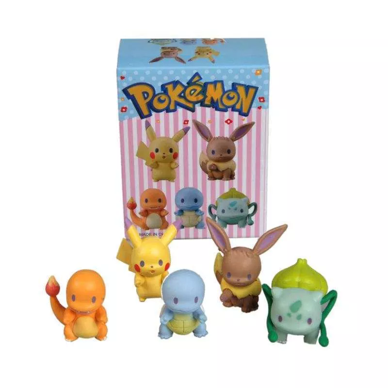 Kit Pokémon 6 Personagens de Vinil: Pikachu, Snorlax, Charmander, Squirtle,  Eevee e Bulbasaur - Brinquedo Colecionável Anime Mangá - Toyshow Tudo de  Marvel DC Netflix Geek Funko Pop Colecionáveis