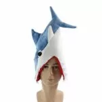 tubarao-animal-cosplay-traje-3d-chapeu-criativo-individualidade-fantasia-bone-comer