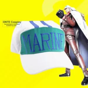 Um pedao cosplay trajes chapu marinha almirante akainu sakazuki palavras marinhas chapu branco bon d 32795073485 8307 2ª temporada de One Piece começa filmagens.