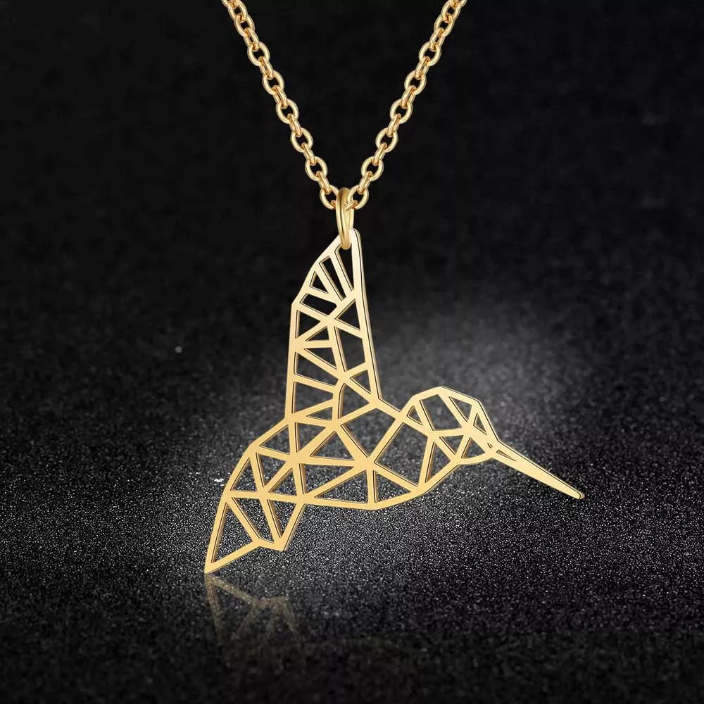 Unico colibri colar lavixmia italia design 100 colares de aco Luxury Hollow Fox Necklace LaVixMia Italy Design 100% Stainless Steel Necklaces for Women Super Fashion Jewelry Special Gift