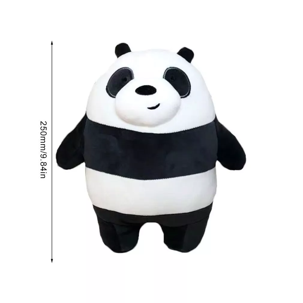 Brinquedo de pelúcia animal de pelúcia urso panda, boneca de